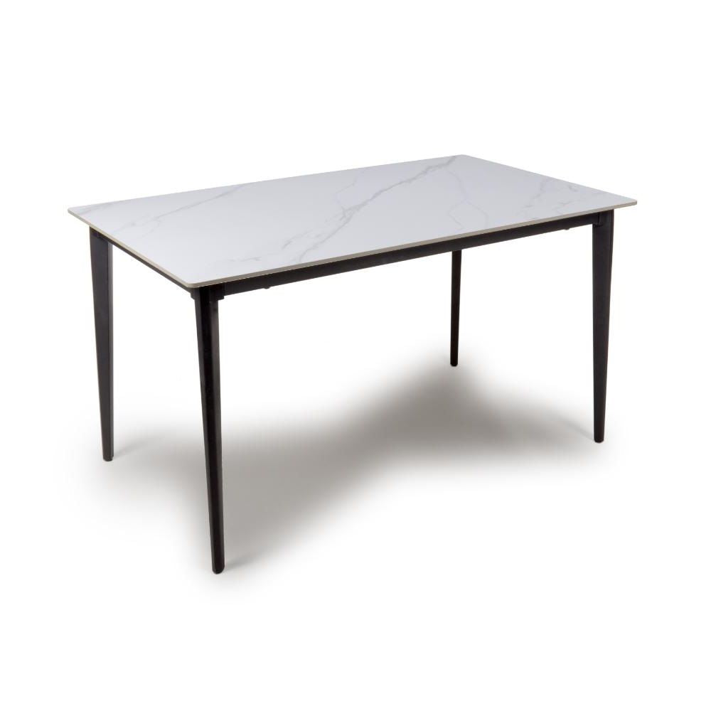 Sheldon White Sintered Stone 140cm Dining Table