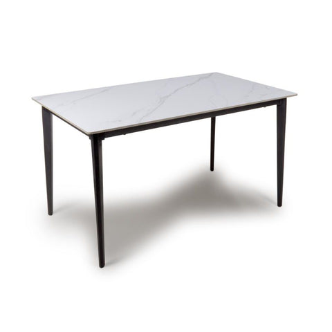 Sheldon White Sintered Stone 140cm Dining Table