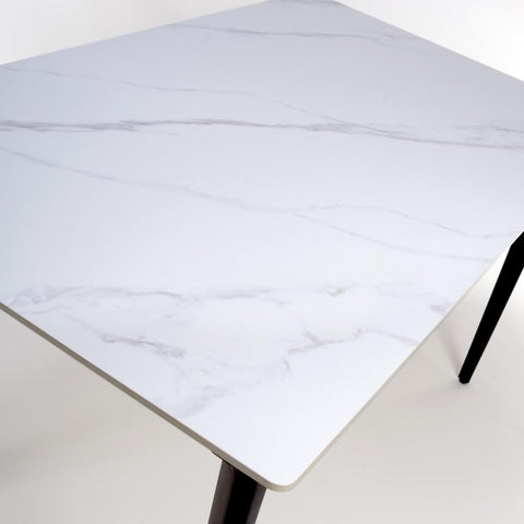 Sheldon White Sintered Stone 140cm Dining Table