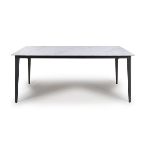 Sheldon White Sintered Stone 180cm Dining Table