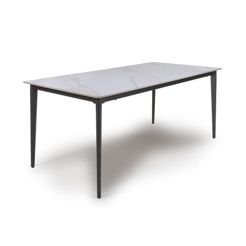 Sheldon White Sintered Stone 180cm Dining Table
