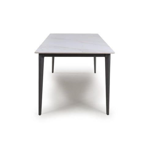 Sheldon White Sintered Stone 180cm Dining Table