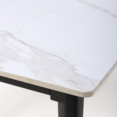 Sheldon White Sintered Stone 180cm Dining Table