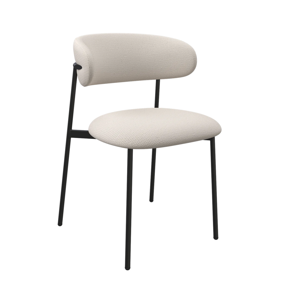 Alba Ivory Fabric Dining Chair – Set of 4 - Pendle Village Furniture