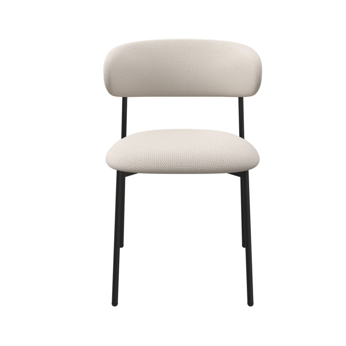 Alba Ivory Fabric Dining Chair – Set of 4 - Pendle Village Furniture