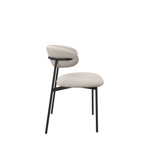 Alba Ivory Fabric Dining Chair – Set of 4 - Pendle Village Furniture
