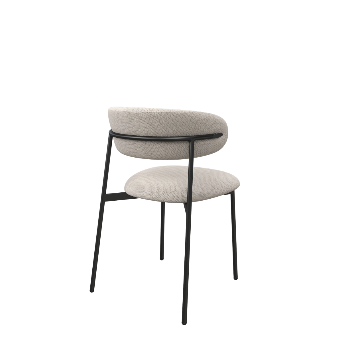 Alba Ivory Fabric Dining Chair – Set of 4 - Pendle Village Furniture