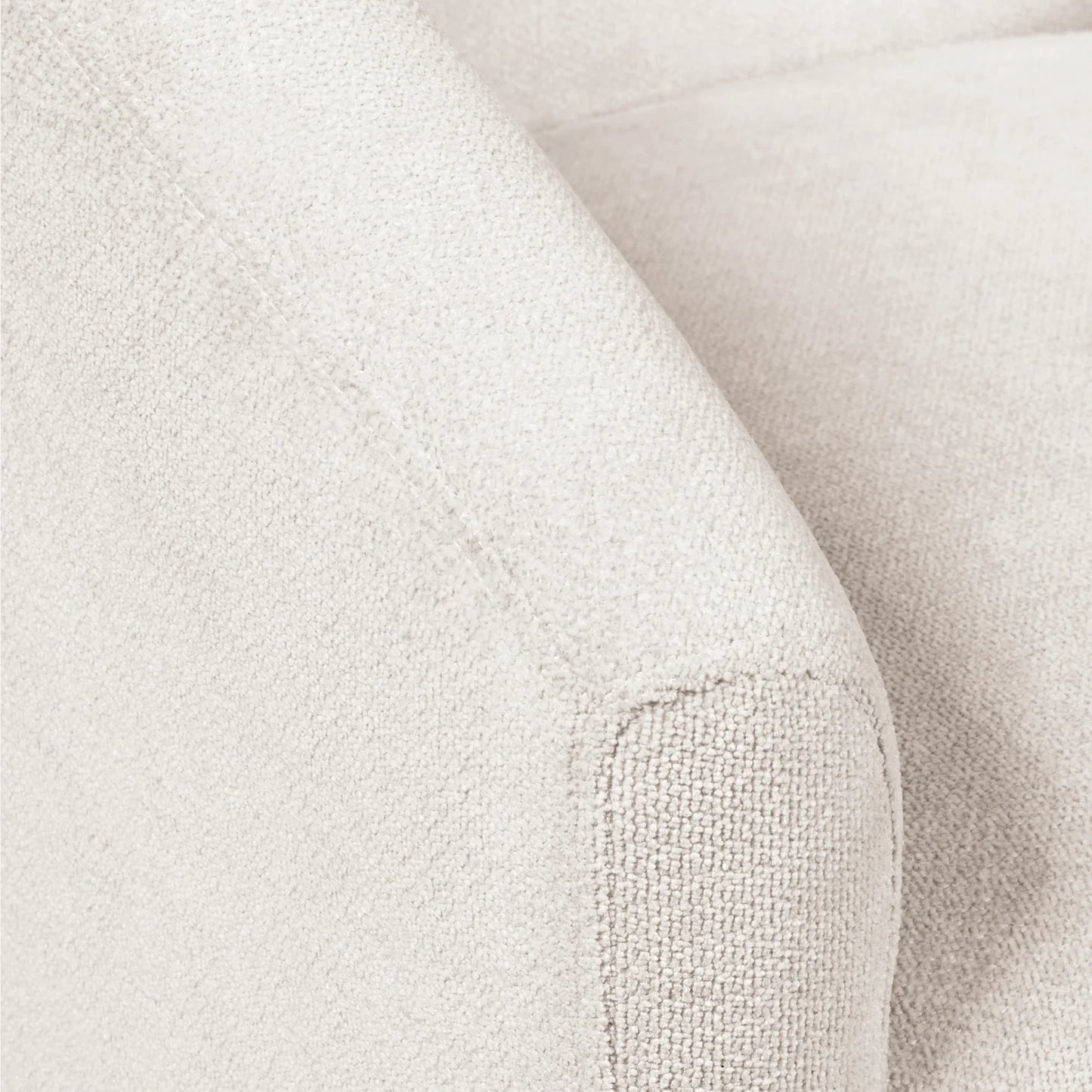 Renato Cream Textured Fabric Tub Dining Chair - Set of 2 - Pendle Village Furniture