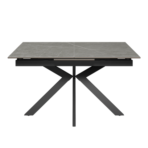 Amari 130-170cm Matte Grey Ceramic Extending Dining Table