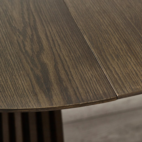 Battersea Extending Dark Oak Dining Table - Pendle Village Furniture