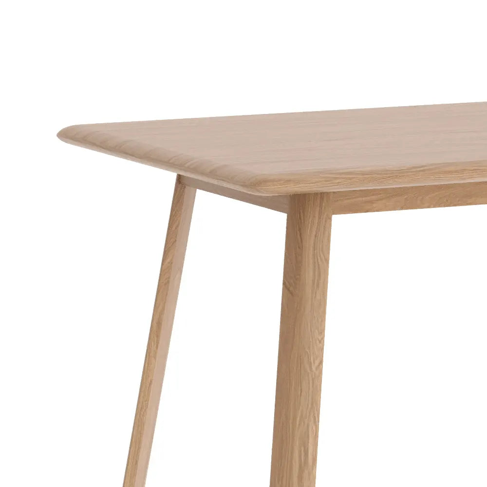 Asiago Solid White Oak 2m Dining Table, also available in Smoked Oak. Choose from 1.4m,1.7m or 2m Dining Table - Table Top Close Up