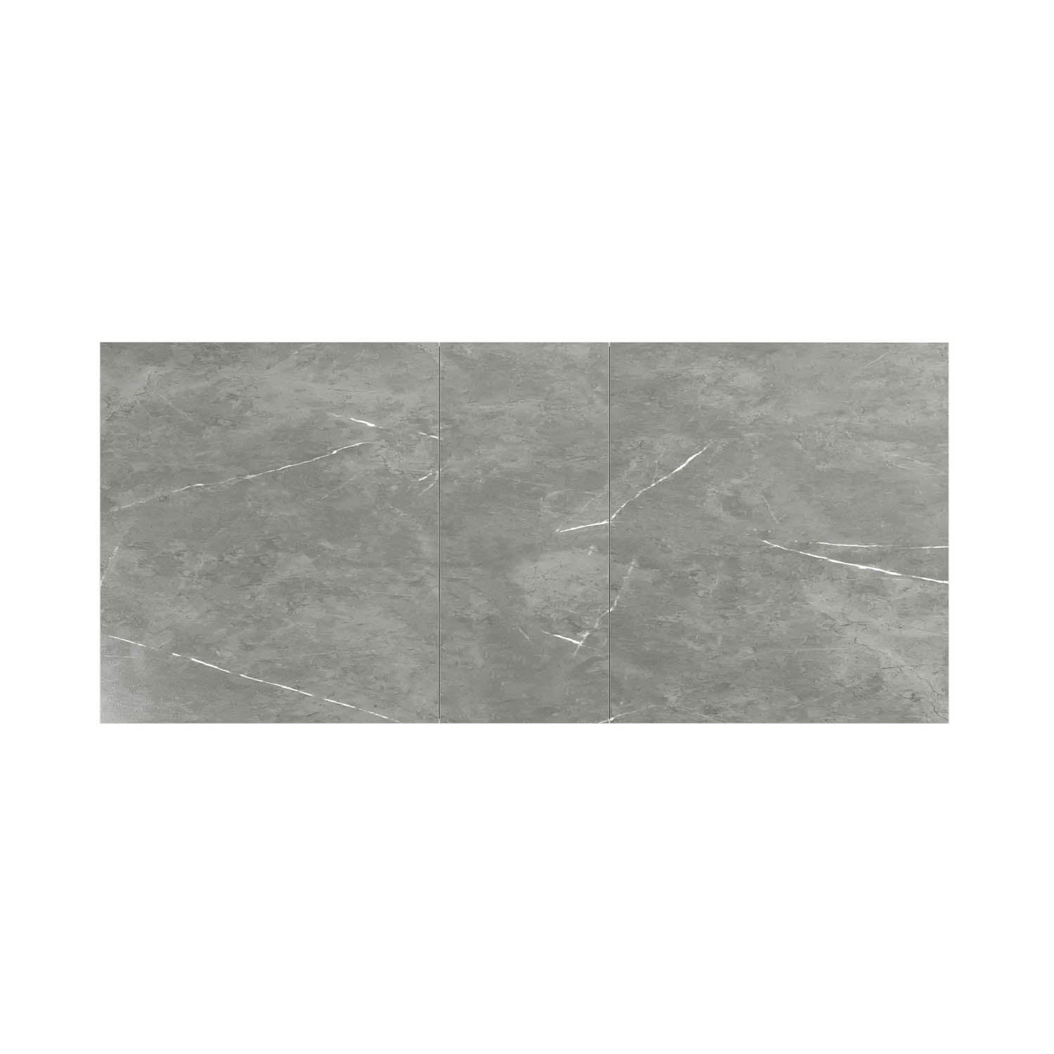 Athens Grey Matte Ceramic Extending Dining Table - Pendle Village Furniture