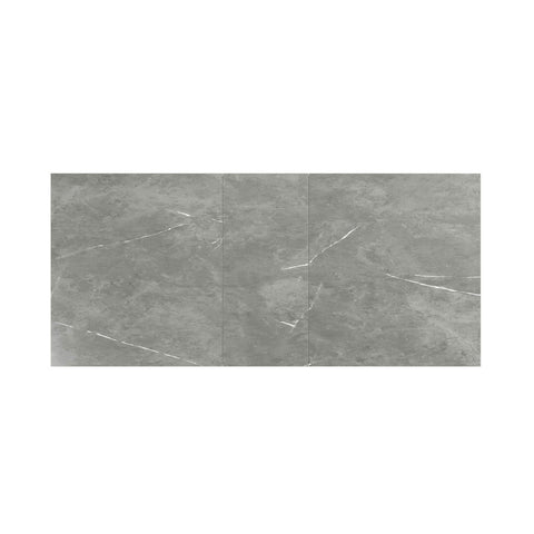 Athens Grey Matte Ceramic Extending Dining Table - Pendle Village Furniture