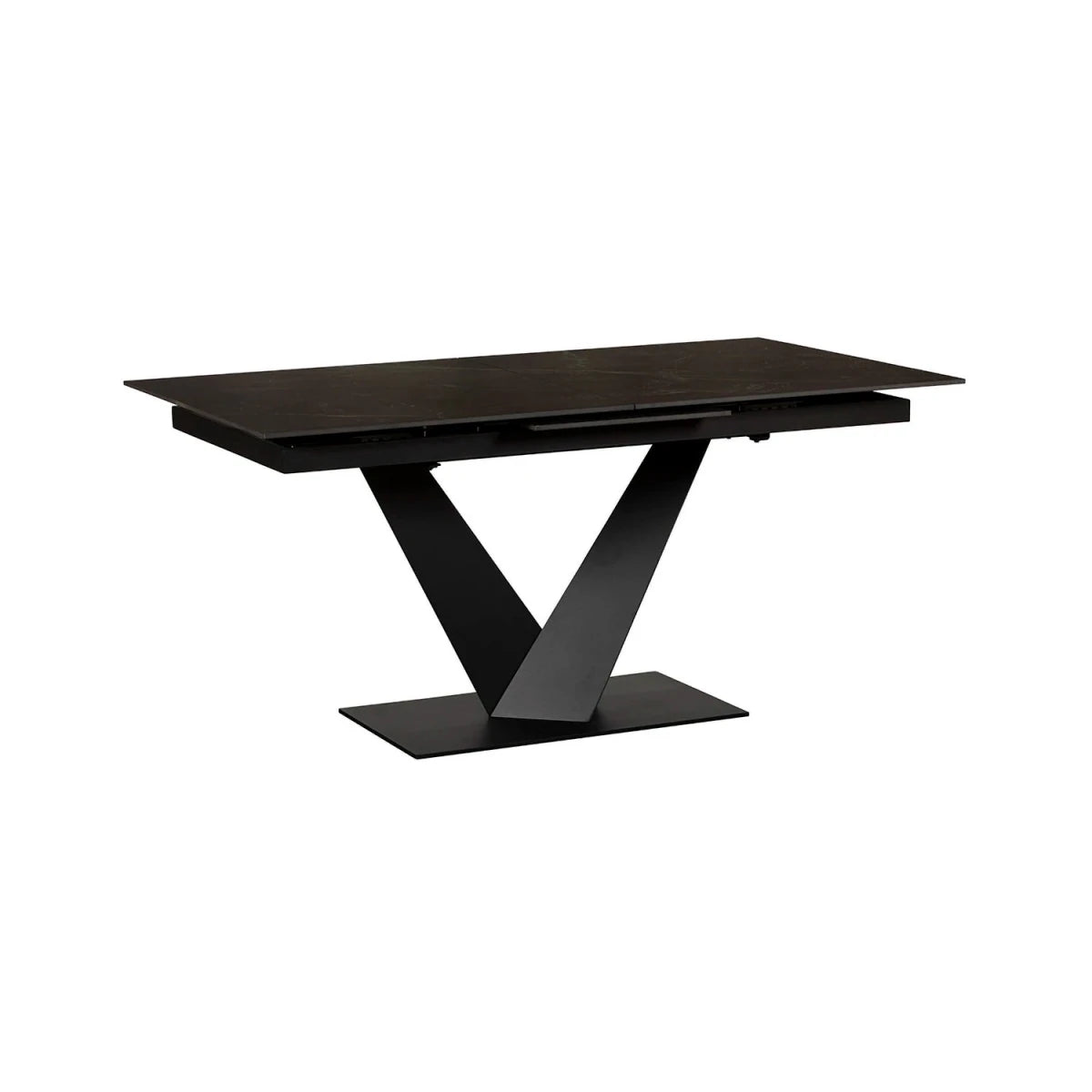 Adam Black Sintered Stone Extending Dining Table