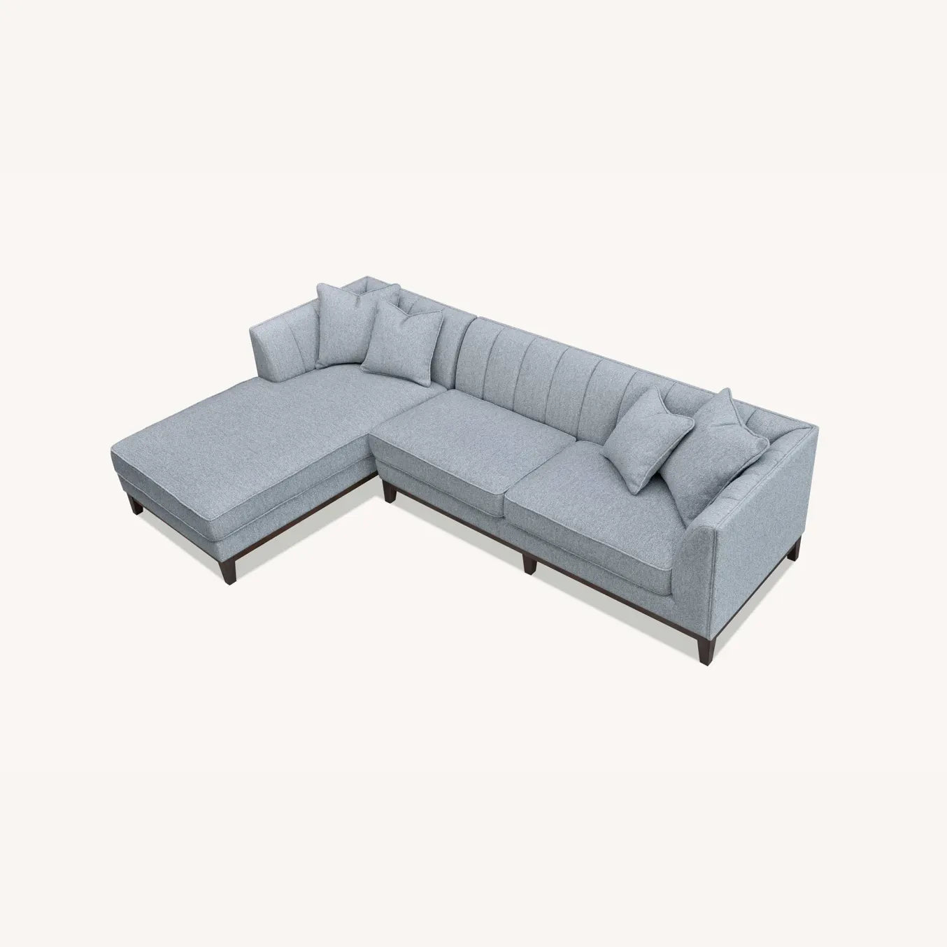 Cooper Left Hand Corner Sofa in Dolphin Boucle - Pendle Village Furniture