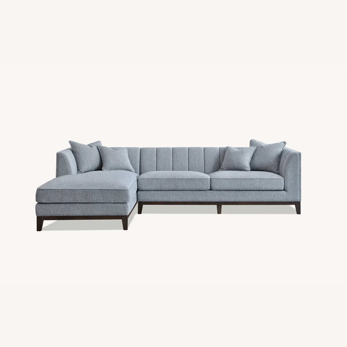 Cooper Left Hand Corner Sofa in Dolphin Boucle - Pendle Village Furniture