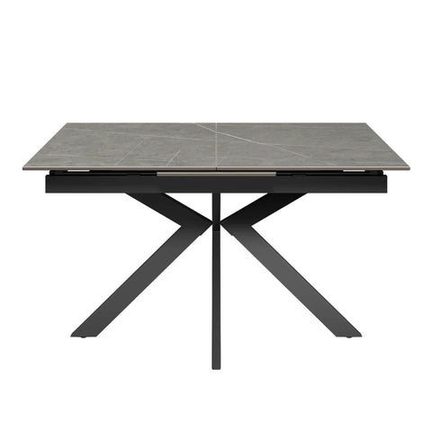 Amari Matt Grey Ext Dining Table with Corner Bench Set - Pendle Village Furniture