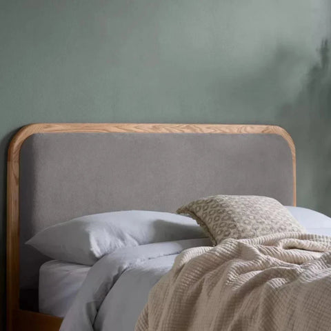 Supportive bed frame base ensuring comfort and strength.