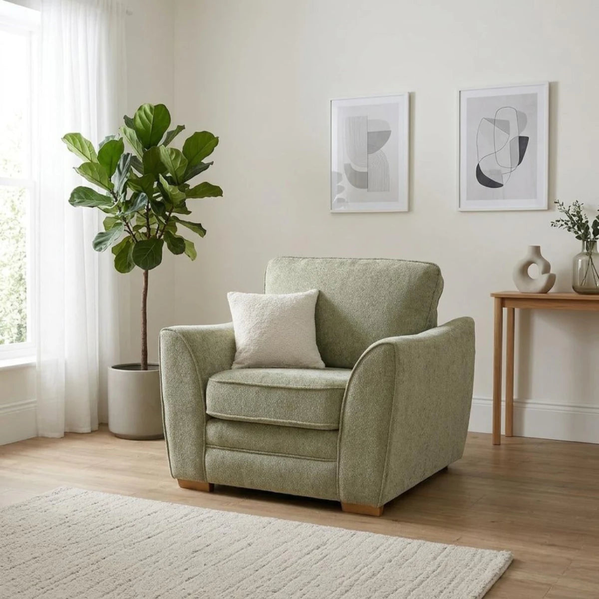 Andover Leo chair with comfortable seating and sleek style.
