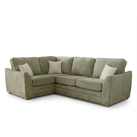 Modern small arm chaise sofa with comfortable seating.