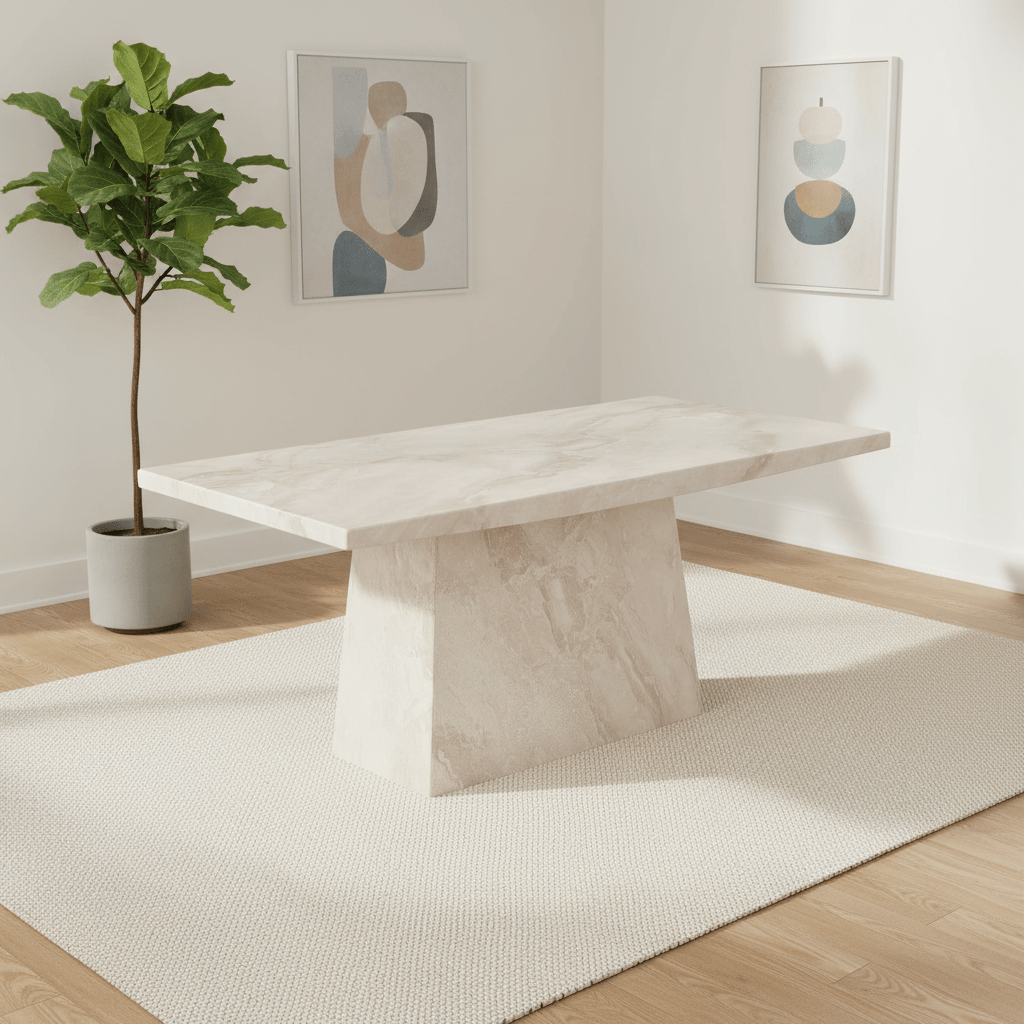 Sirius Taupe Marble Gloss Coffee Table