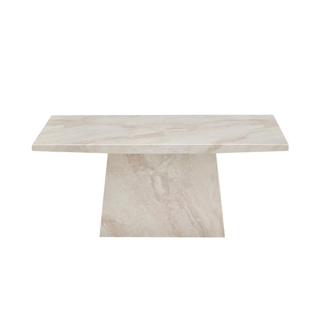 Apollo Taupe Marble Gloss Coffee Table – Front View