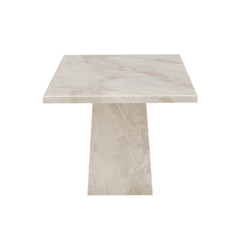 Apollo Taupe Marble Gloss Coffee Table – Side View