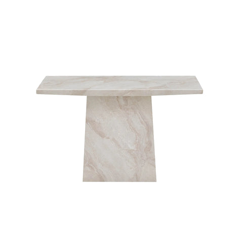 Apollo Taupe Marble Gloss Console Table – Front View