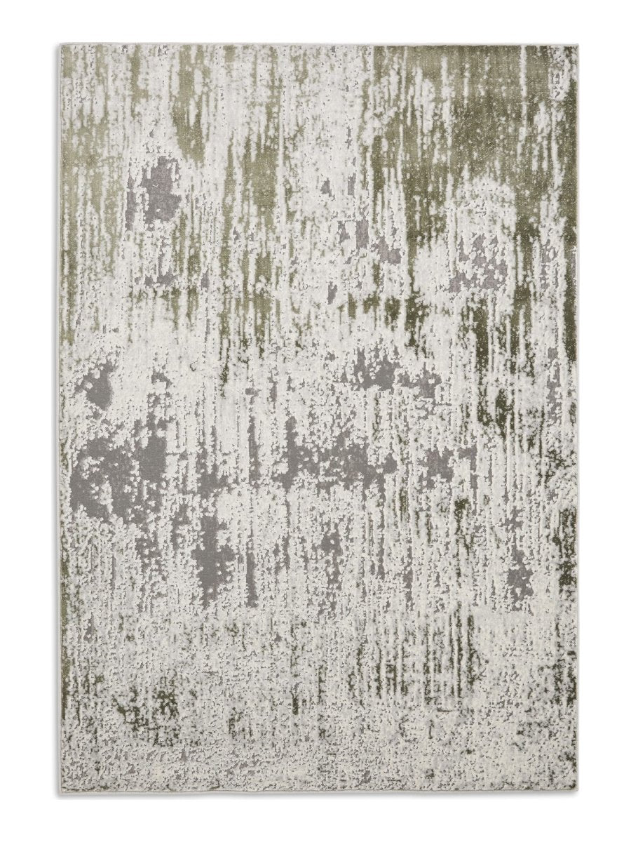 Apollo CK406 Modern Abstract Rug in Grey/Green