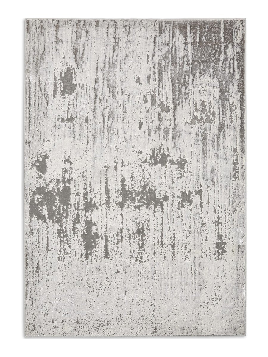 Apollo CK406 Modern Abstract Rug in Grey/Silver