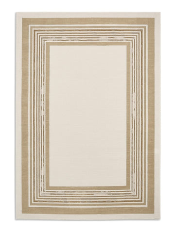 Apollo CK417 Modern Geometric Rug in Cream/Beige