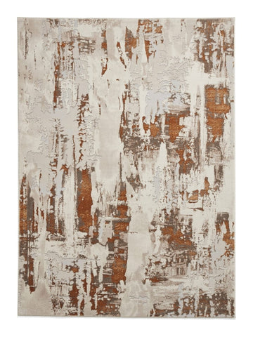 Apollo CR579 Modern Abstract Rug in Bronze/Grey