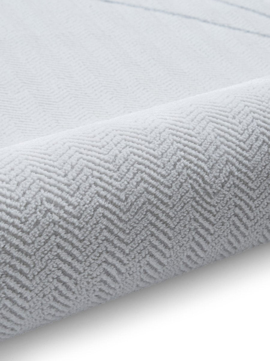 Apollo E9974 Modern Abstract Rug in Grey Silver closeup view