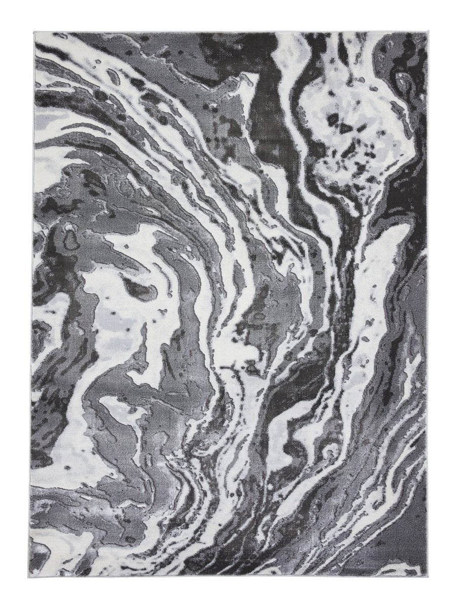 Apollo GR584 Modern Abstract Rug in Grey