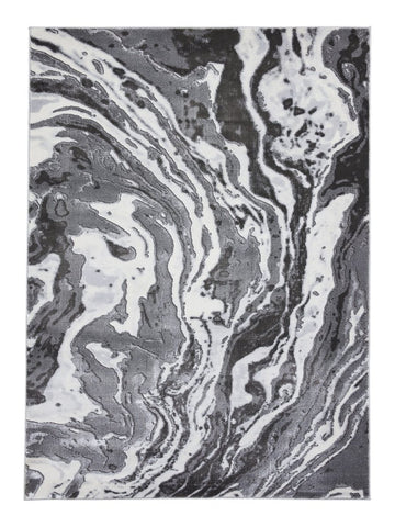 Apollo GR584 Modern Abstract Rug in Grey
