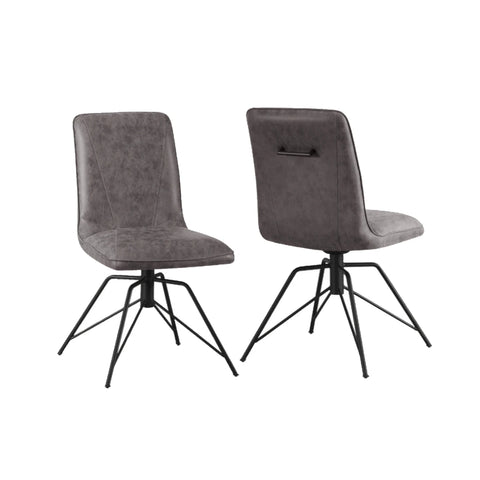 Arachnos Swivel Dining Chairs, Set of 4