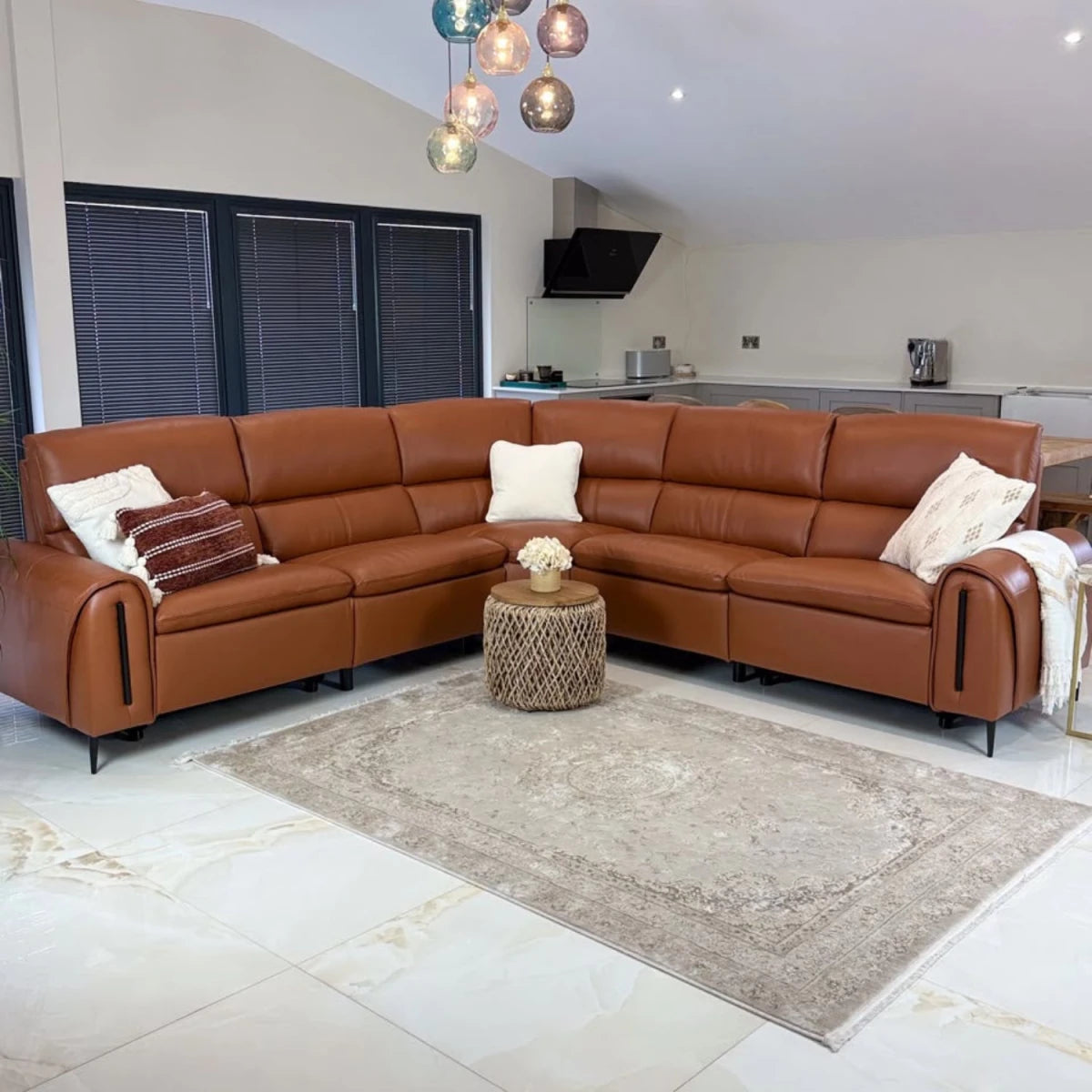 Generously padded cushions for superior comfort.