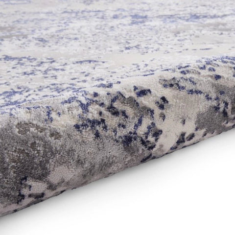 Modern Metallic detailing on Artemis B9289A blue rug