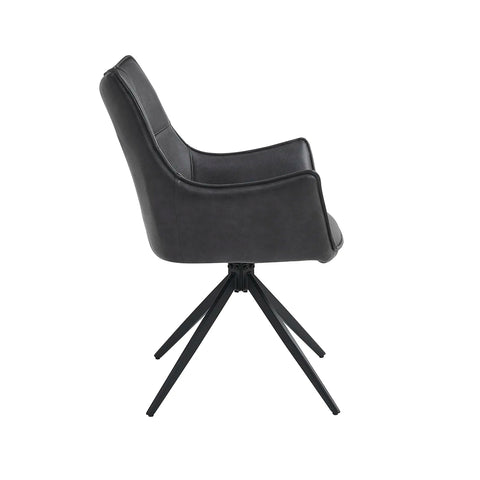 Arundel Faux Leather Dining Armchair - Set of 4 - Pendle Village Furniture
