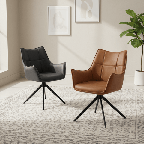 Arundel Faux Leather Dining Armchair - Set of 4