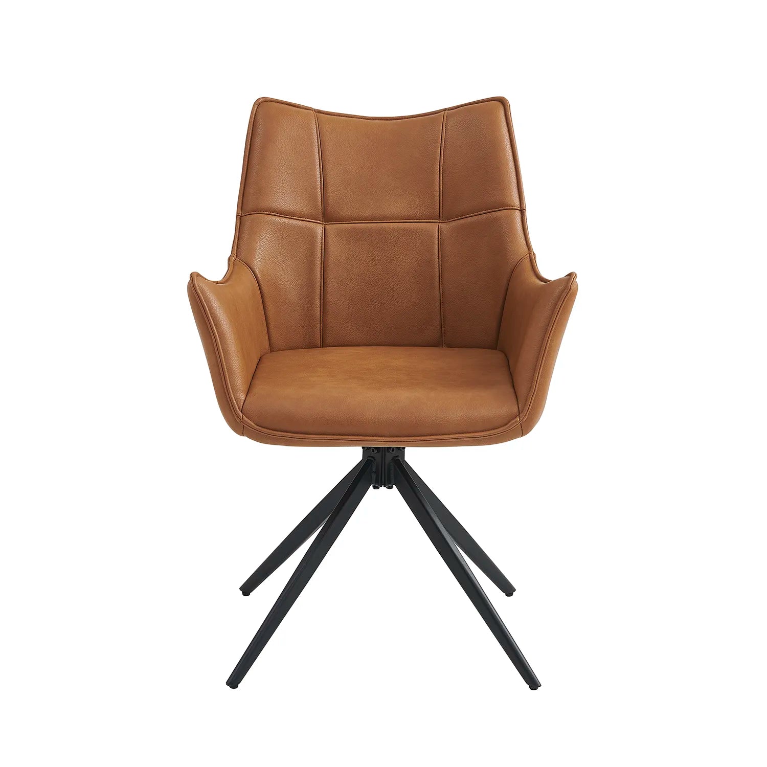 Arundel Faux Leather Dining Armchair - Set of 4 - Pendle Village Furniture