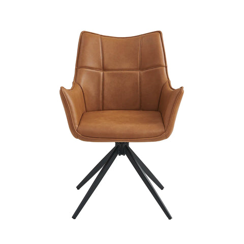 Arundel Faux Leather Dining Armchair - Set of 4 - Pendle Village Furniture