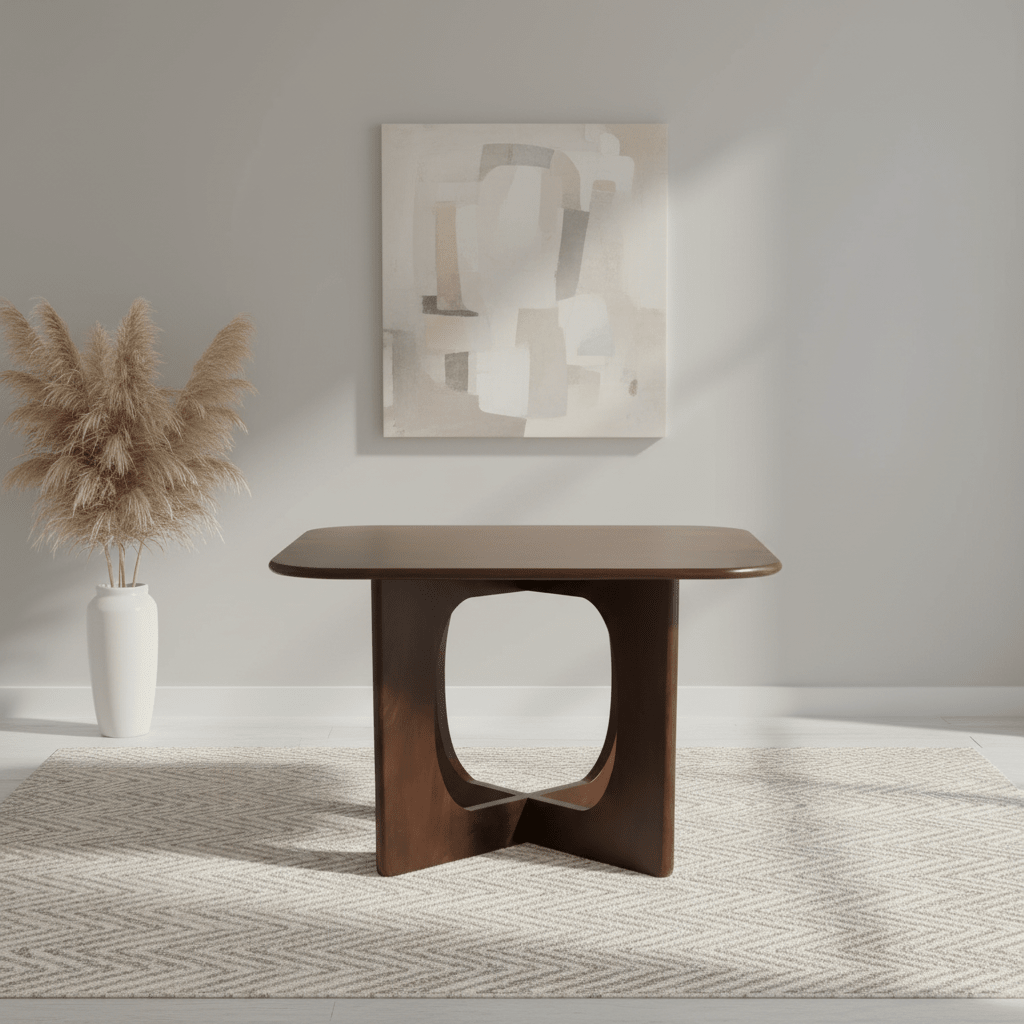 Asha 120cm Square Solid Mango Wood Dining Table