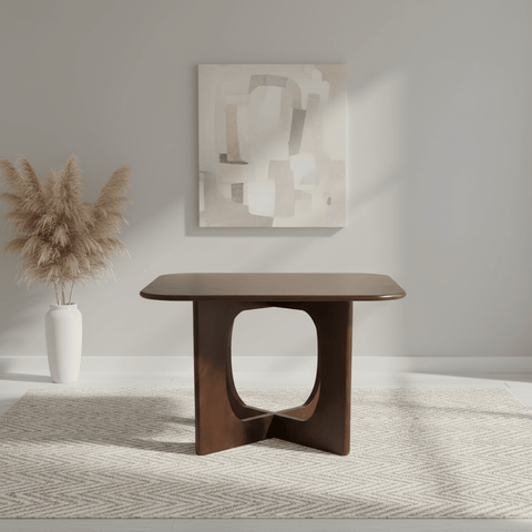 Asha 120cm Square Solid Mango Wood Dining Table