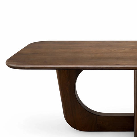 Asha 6 Seater Rectangle Solid Mango Wood Dining Table