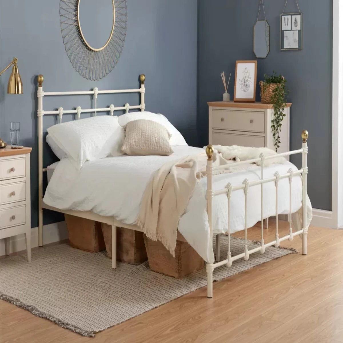 Sophisticated design enhancing bedroom décor.