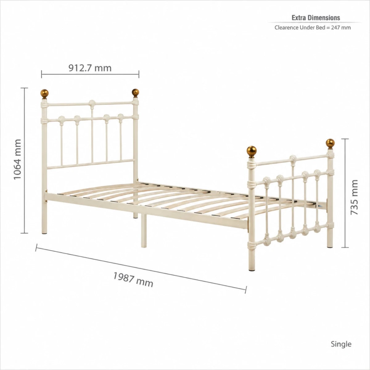 Well proportioned design for balanced placement.