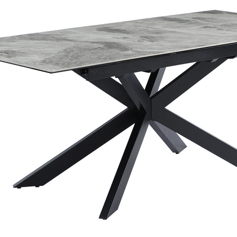 Athena Light Grey Extendable Ceramic Dining Table