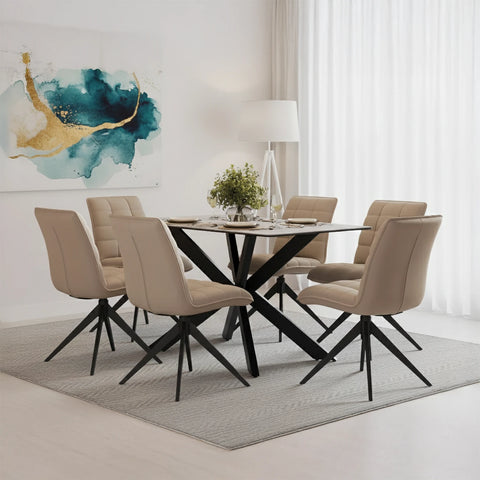 Modern Small 4 Seater dining Table Set 