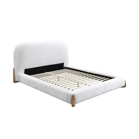 Low profile bed frame providing a sleek and modern appearance.